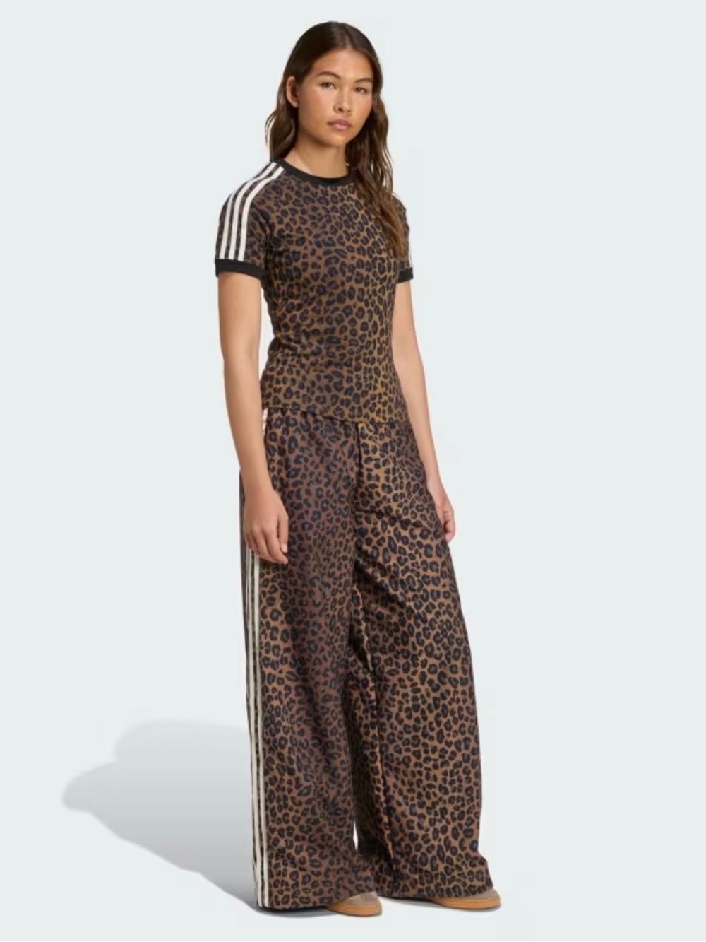 ADIDAS LEOPARD FIREBIRD OVERSIZED TRACK PANTS